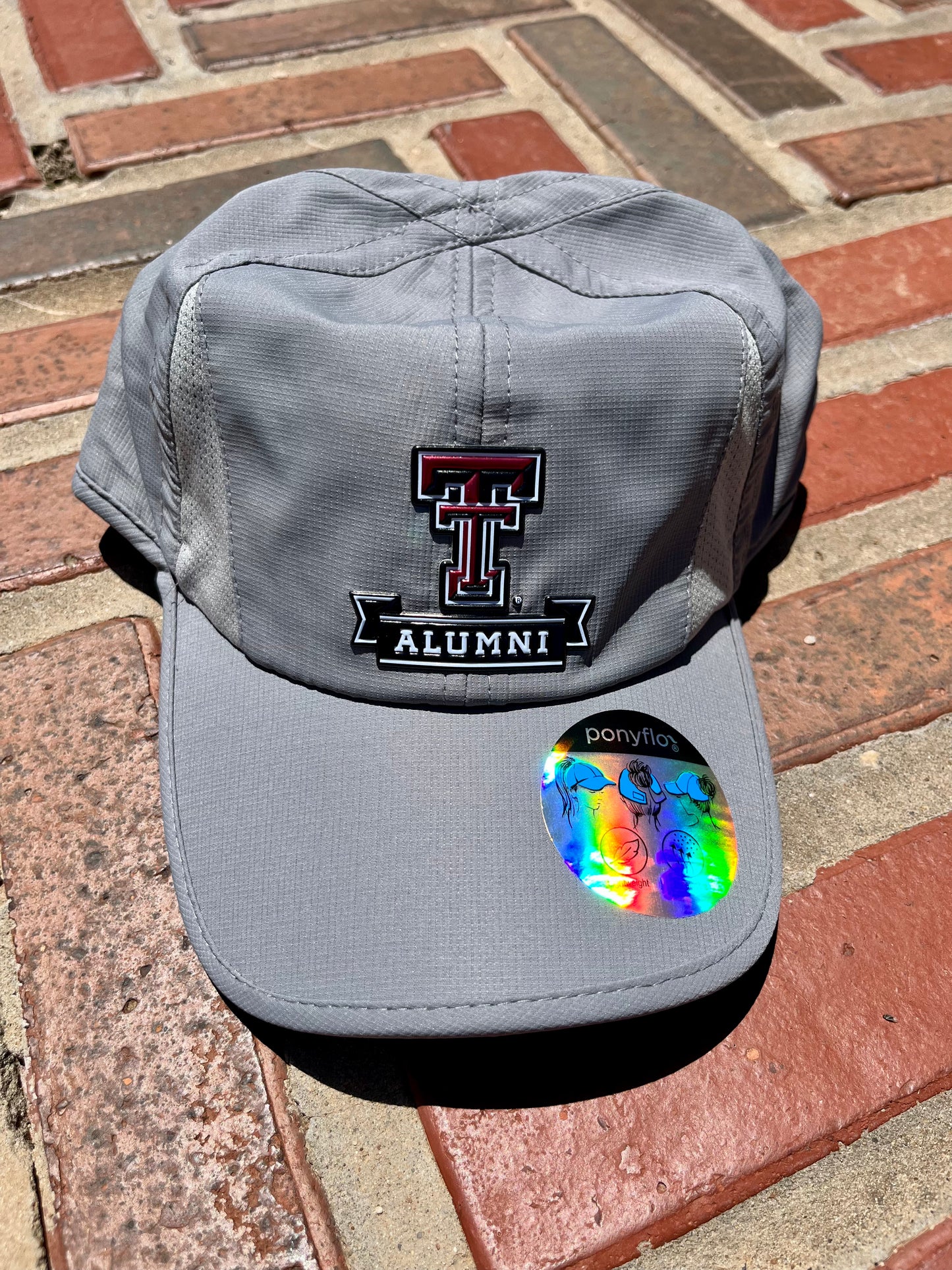 Gray Ponyflo Alumni Hat